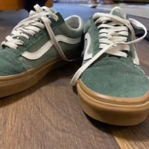 Green Suede VANS